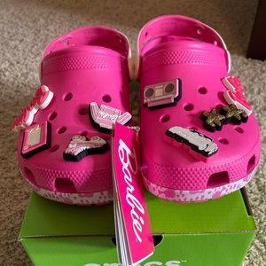 NEW Girls Barbie Crocs size 4